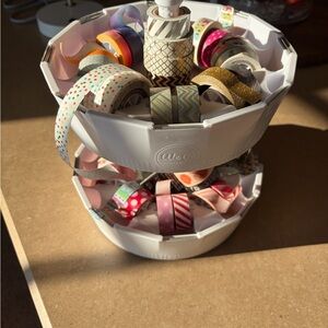 Colorful Washi Tape Dispensers and Tapes